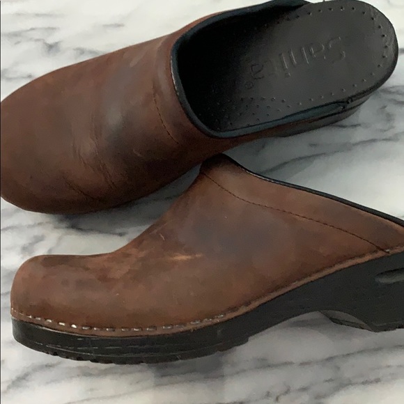 Sanita Shoes - Sanita leather clogs